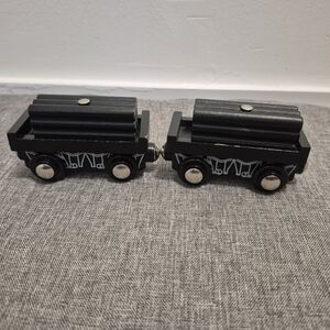 Imaginarium Wooden Train Cargo Cars X 2